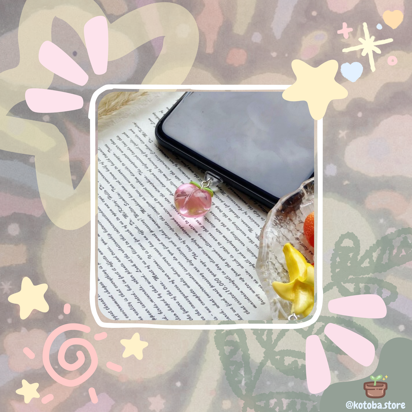 Charging Port Protector Anti-Dust Plug Phone Charm