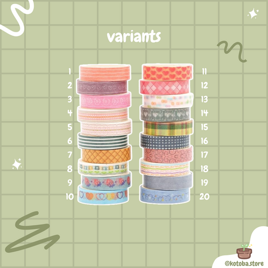 Songdao Basic Washi Tape III