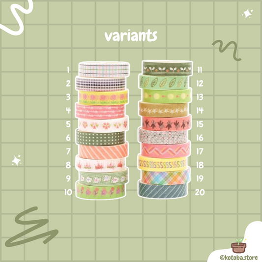 Songdao Basic Washi Tape II
