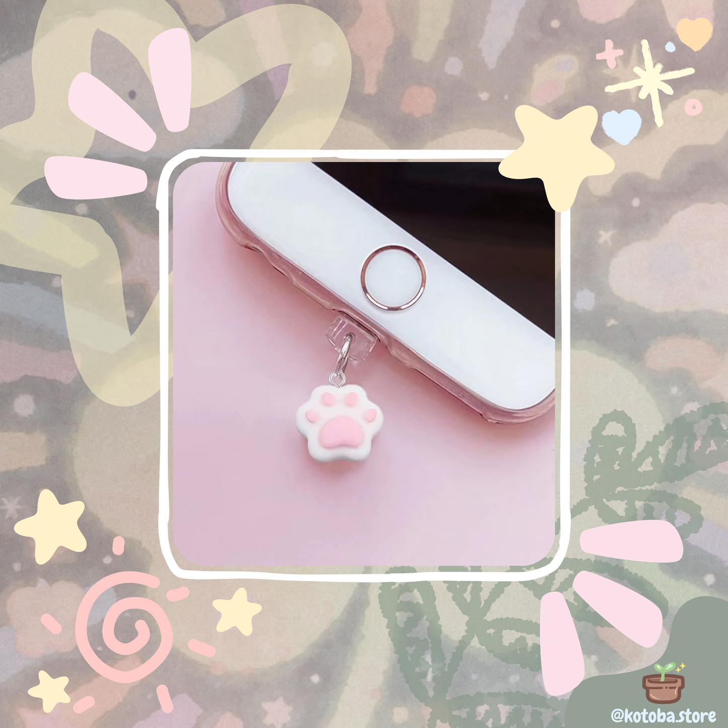 Charging Port Protector Anti-Dust Plug Phone Charm