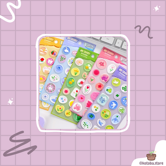 Puffy Wax Seal Envelope Sticker