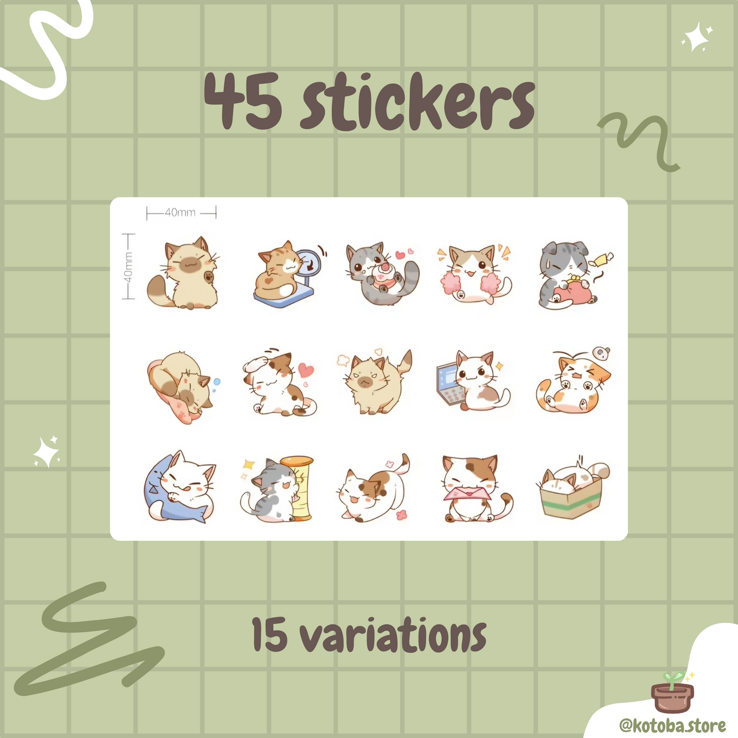 Cute Sticker Set