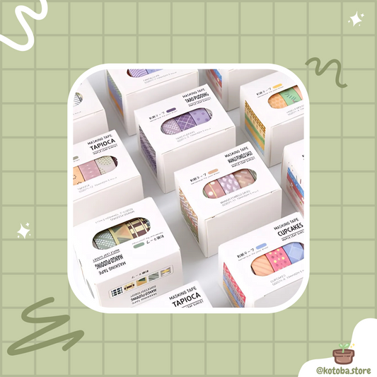 Songdao Maple Leaf Sunset Washi Tape Set