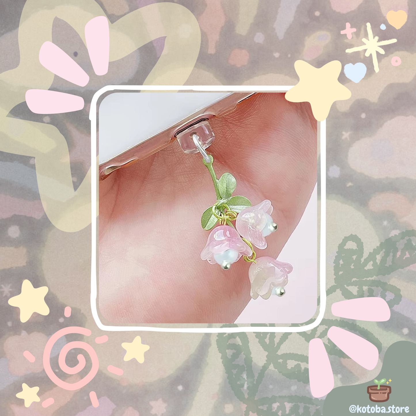 Charging Port Protector Anti-Dust Plug Phone Charm