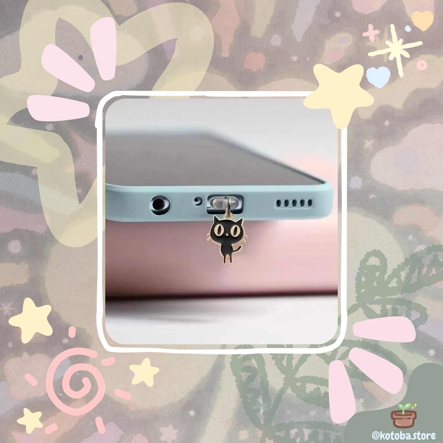 Charging Port Protector Anti-Dust Plug Phone Charm