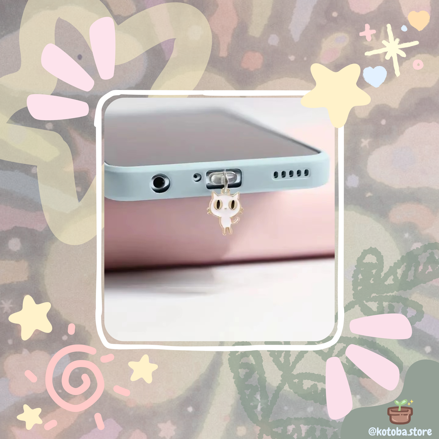 Charging Port Protector Anti-Dust Plug Phone Charm