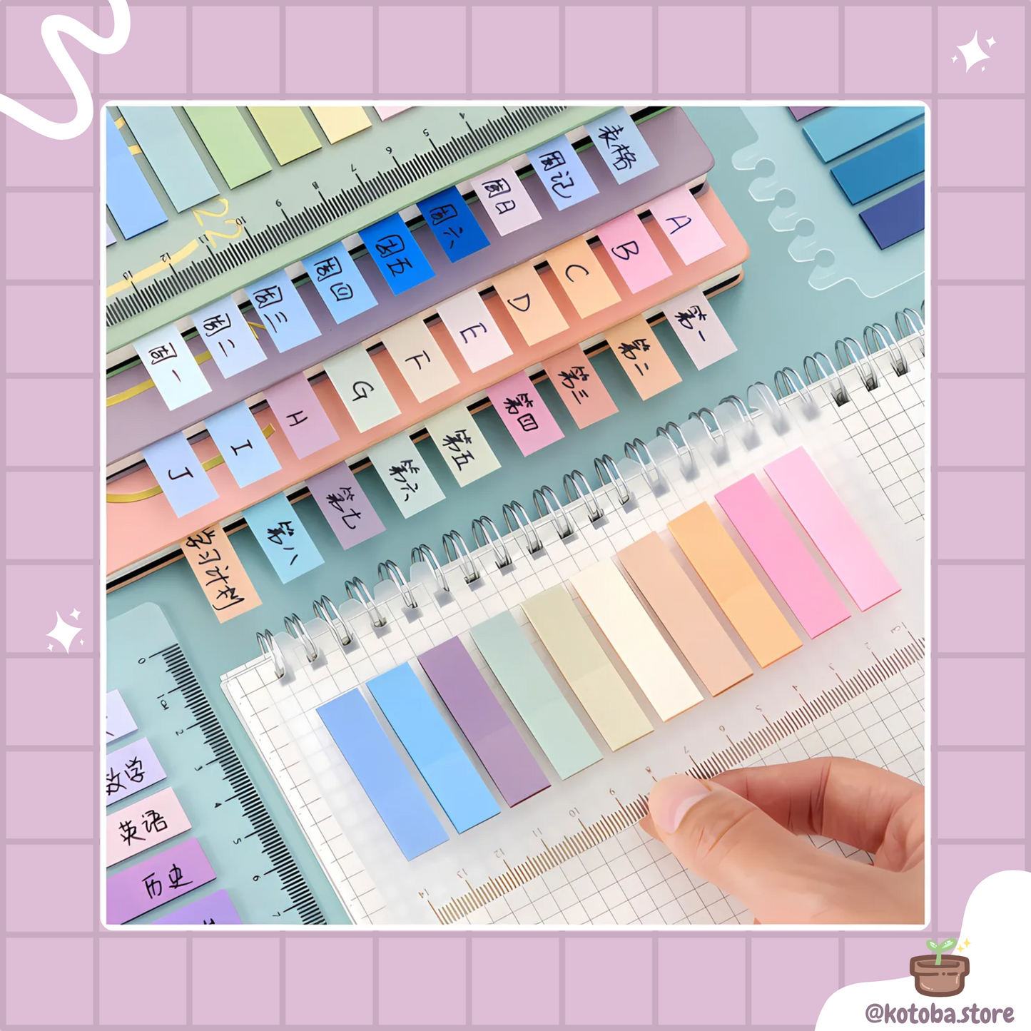 Morandi Color Sticky Tabs