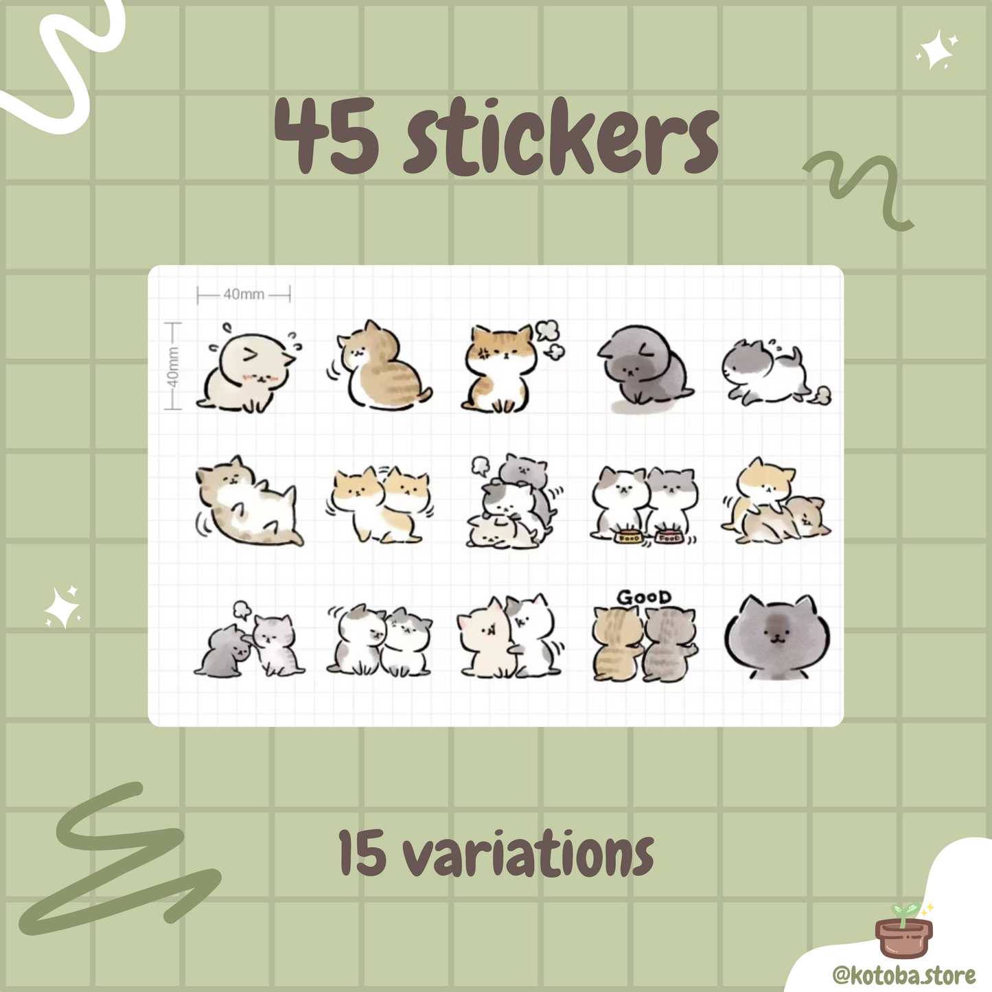 Cute Sticker Set