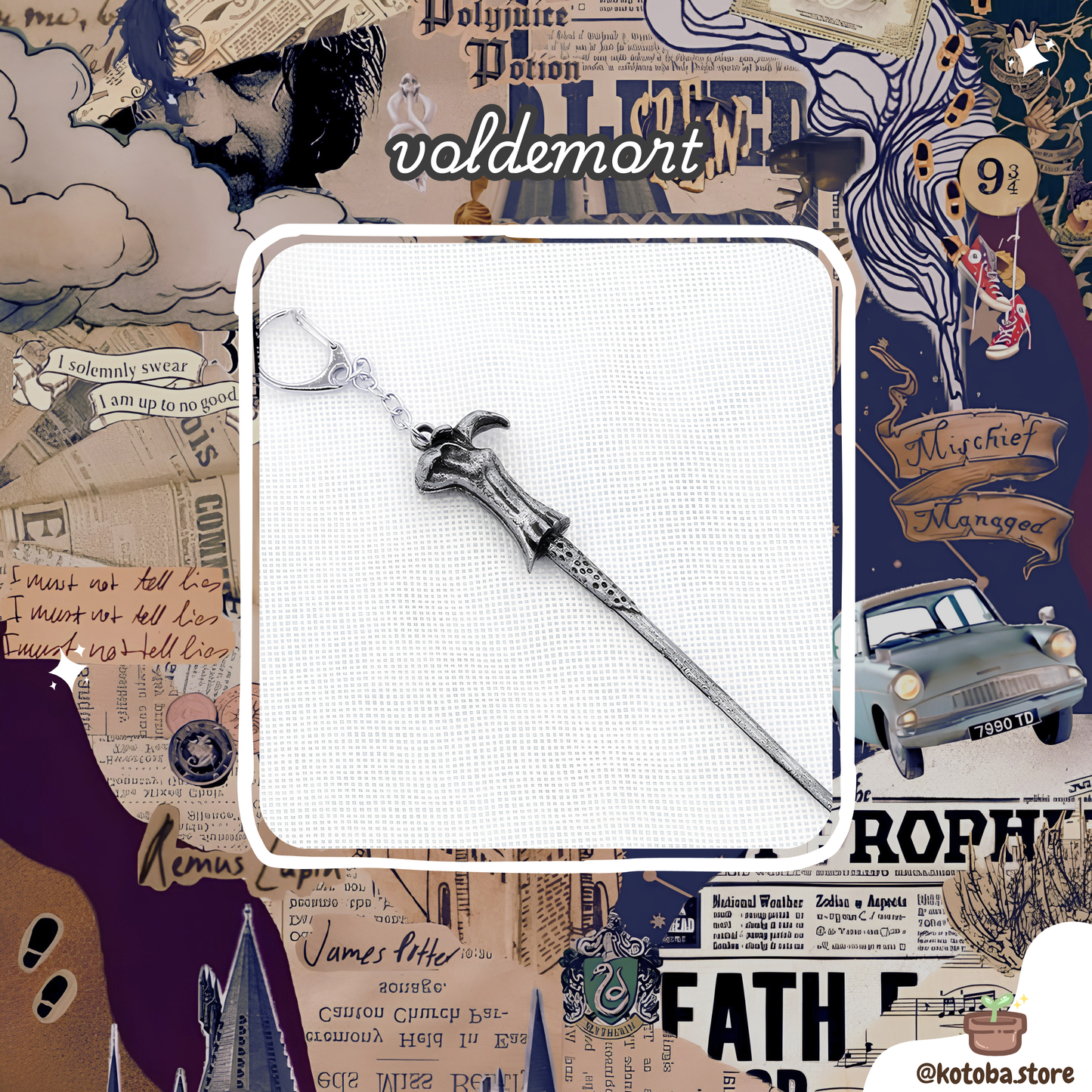 Wizard Wand Keychain