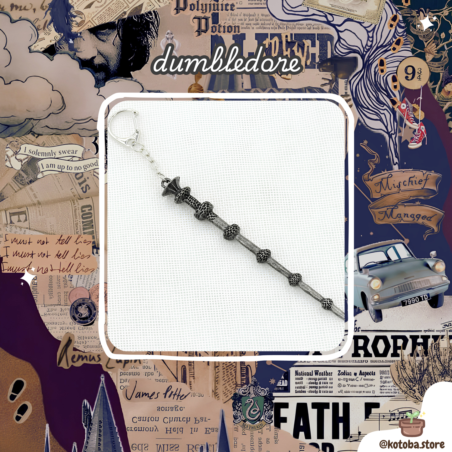 Wizard Wand Keychain