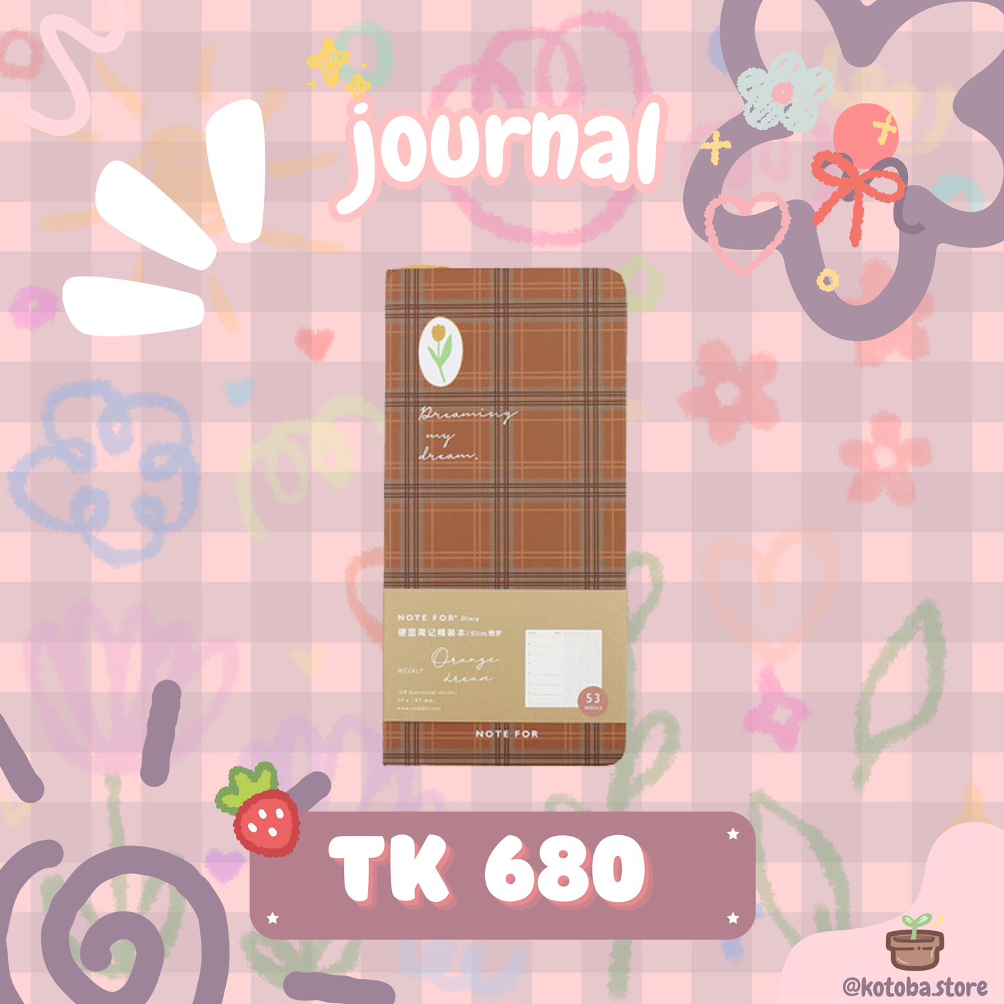 Plaid Planner Journal