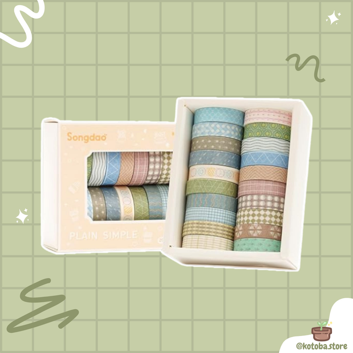 Songdao Basic Washi Tape IV