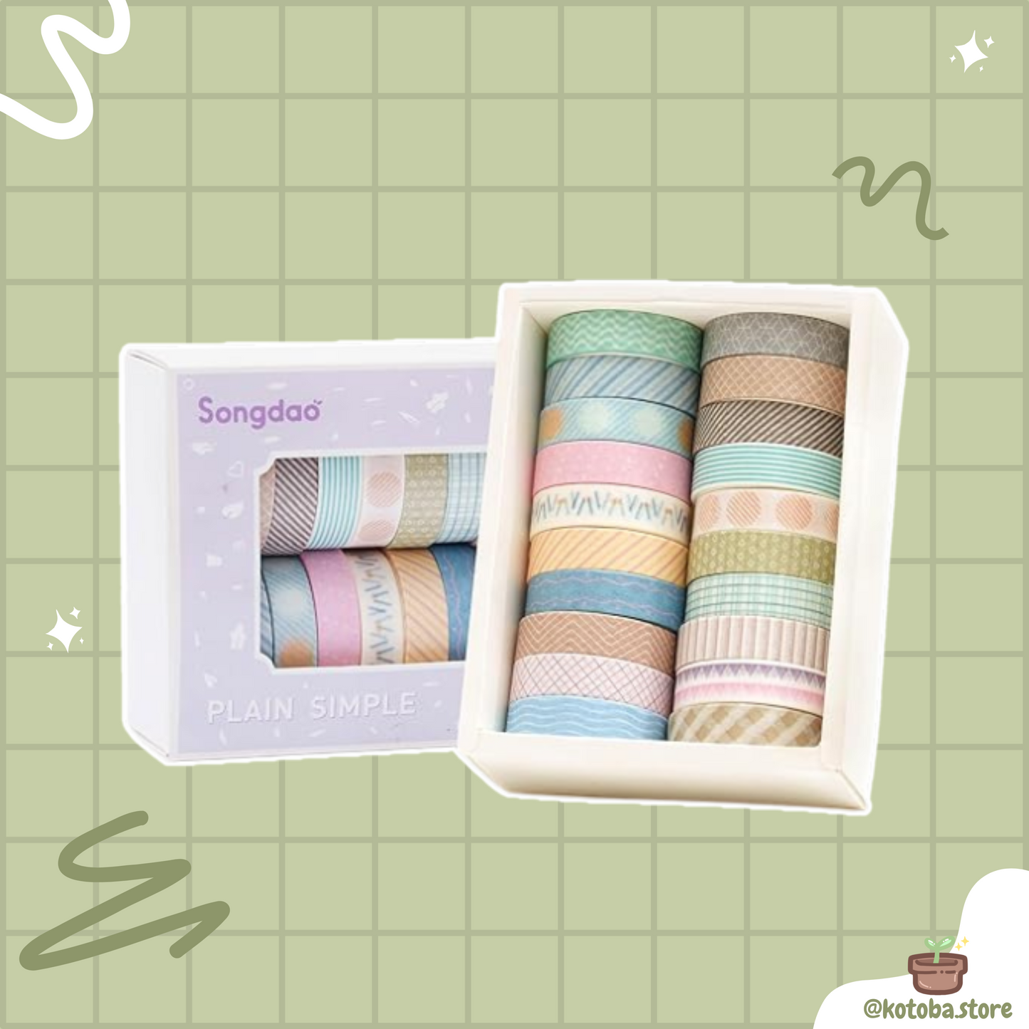 Songdao Basic Washi Tape VI